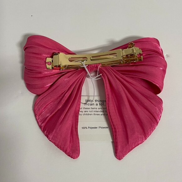 J. Crew Set of TWO Hair Bow Barrette Accessories OS NWT - Picture 8 of 10